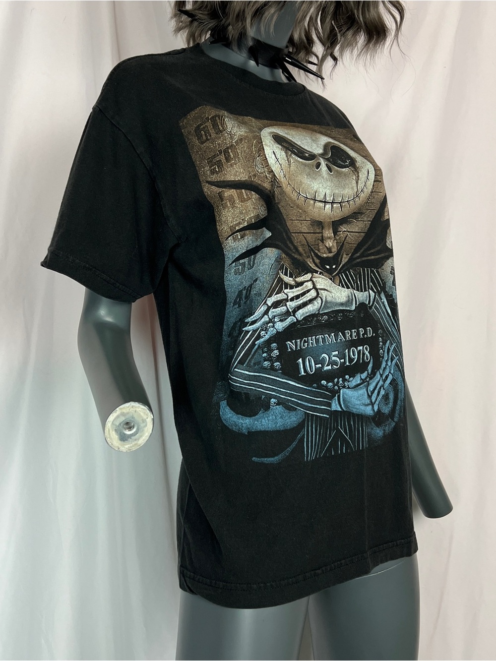 Nightmare Before Christmas Jack Skellington Mugshot T-Shirt